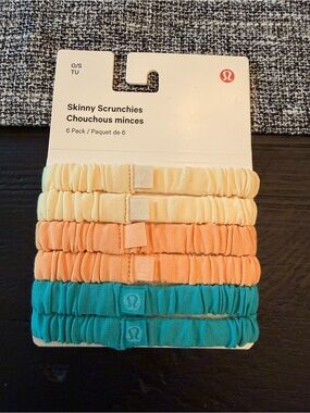 Lululemon Skinny Scrunchies 6-Pack